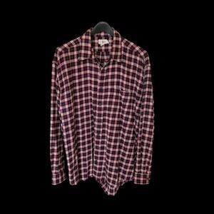 J.Crew Mens XLT Tall Rebel Plaid Flannel Button Down Shirt Red Black Cotton